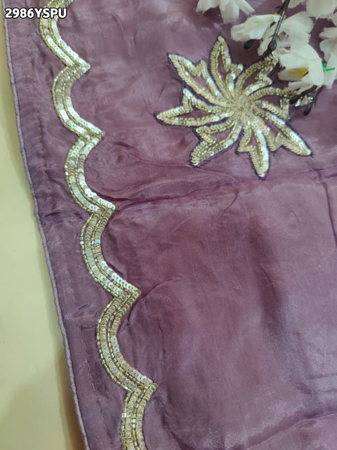 By Designer Saree with Sequence Work