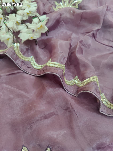 By Designer Saree with Sequence Work