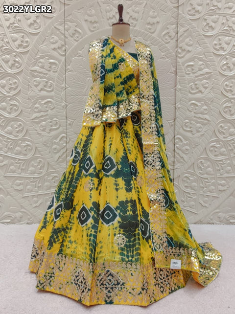 By Shibori Lehenga With Festive Wear