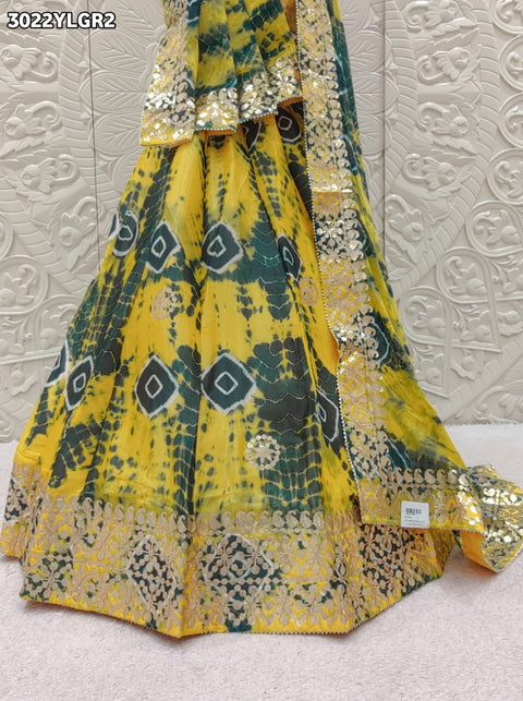 By Shibori Lehenga With Festive Wear