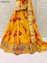 By Shibori Lehenga With Festive Wear