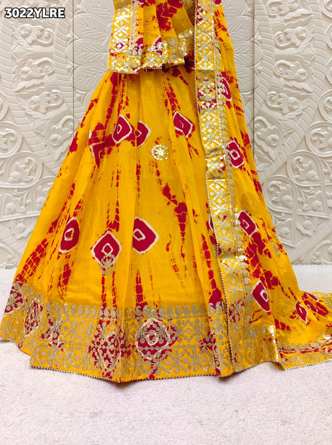 By Shibori Lehenga With Festive Wear