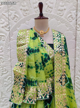 By Shibori Lehenga With Festive Wear