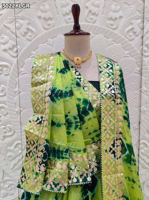 By Shibori Lehenga With Festive Wear