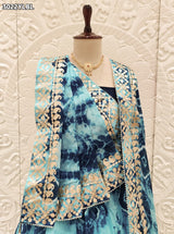 By Shibori Lehenga With Festive Wear