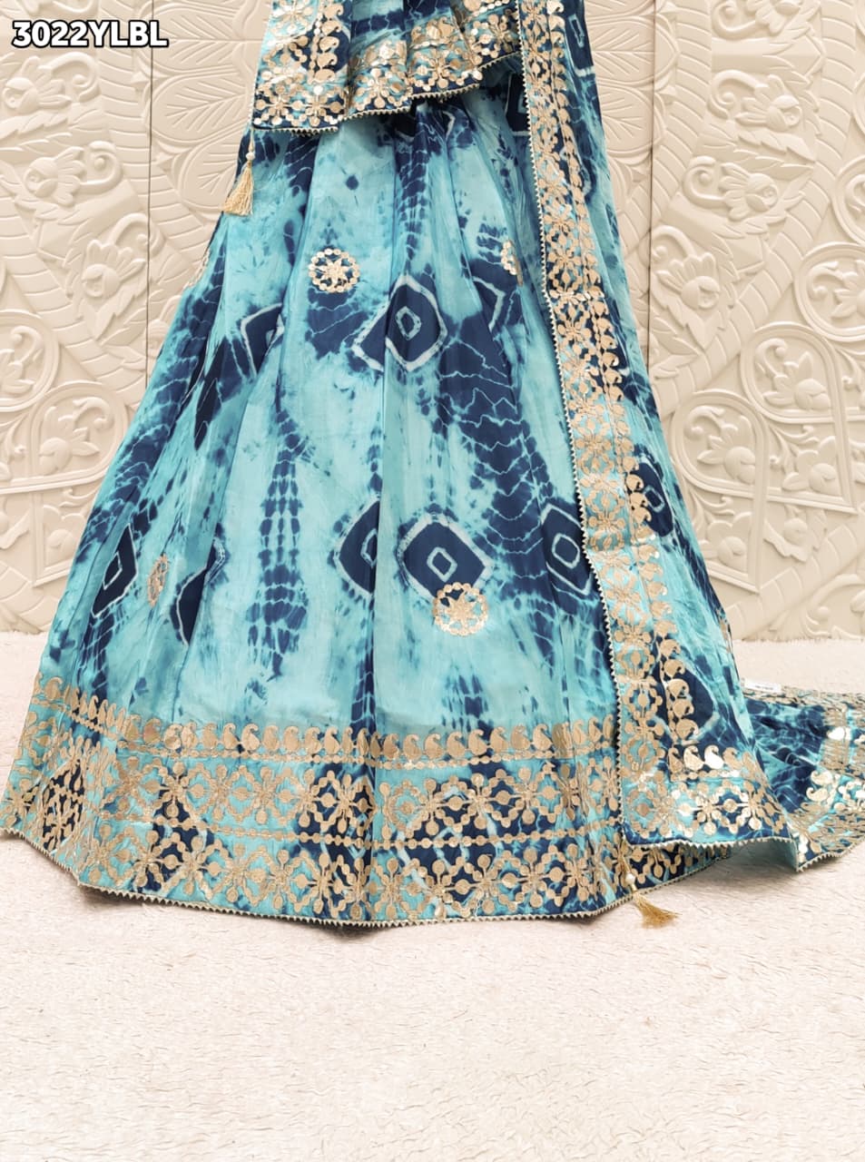 By Shibori Lehenga With Festive Wear