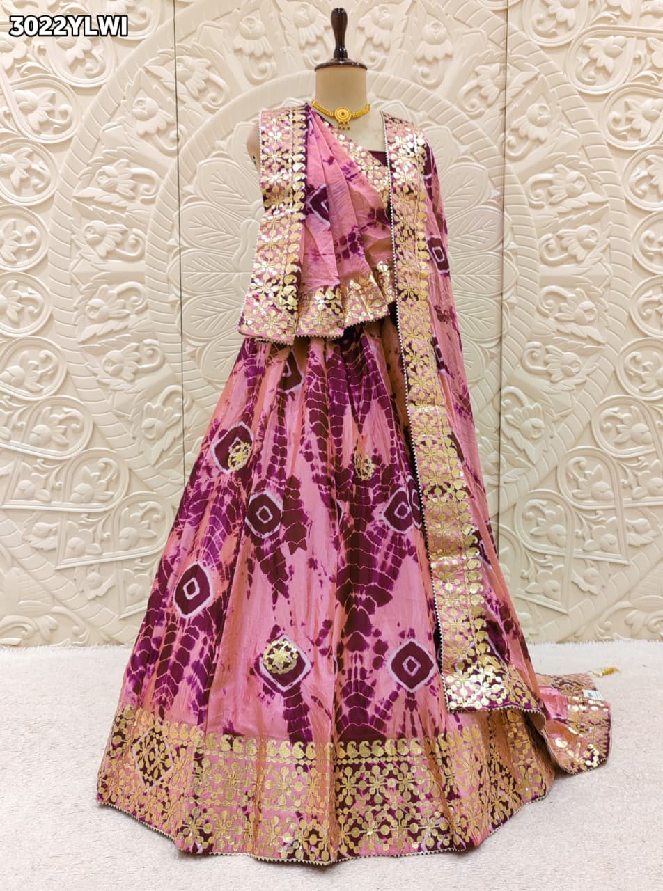 By Shibori Lehenga With Festive Wear