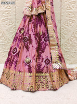 By Shibori Lehenga With Festive Wear