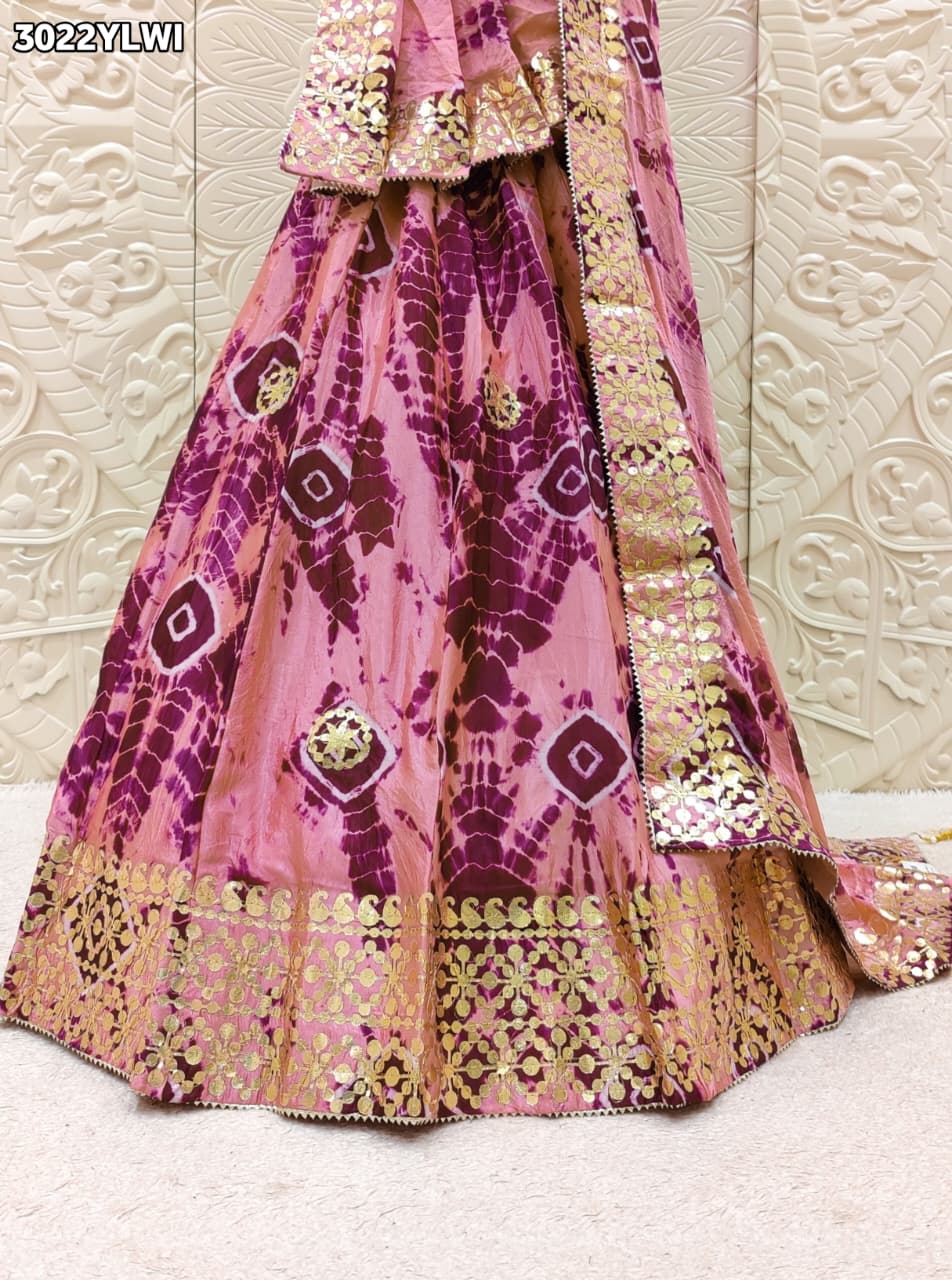 By Shibori Lehenga With Festive Wear