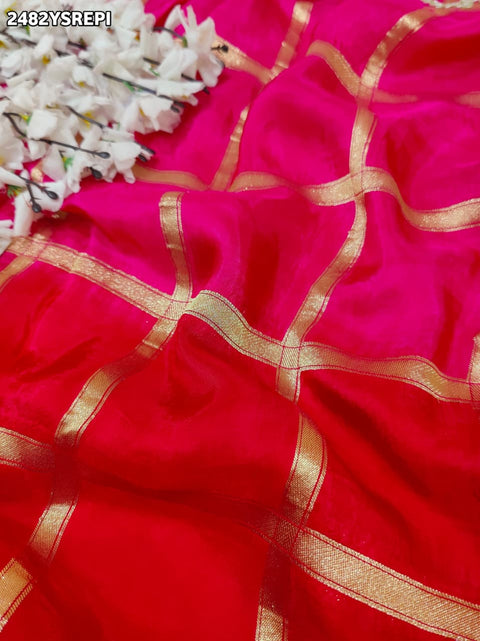 By Bollywood Style Wih Gotapatti Work Saree