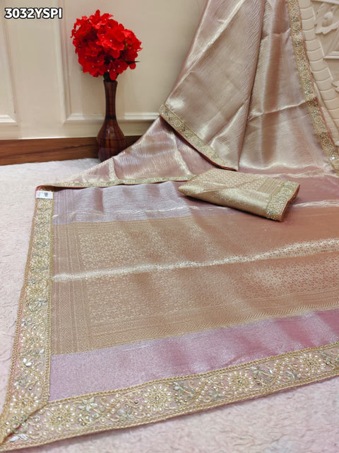 By Banarsi Saree With Traditional Wear