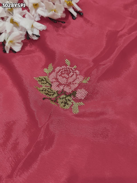 By Elegant Banarasi Style Saree with Exquisite Kashida Work