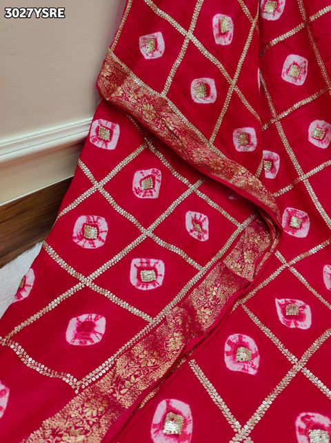 By Banarasi Style Georgette Saree With Exquisite Tari Work