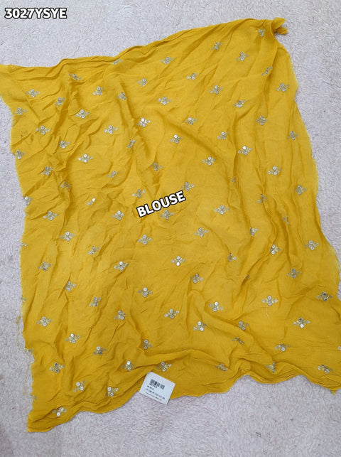 By Banarasi Style Georgette Saree With Exquisite Tari Work