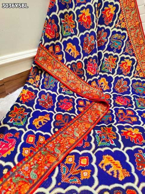 By Festive Saree With Meenakari Zari Work