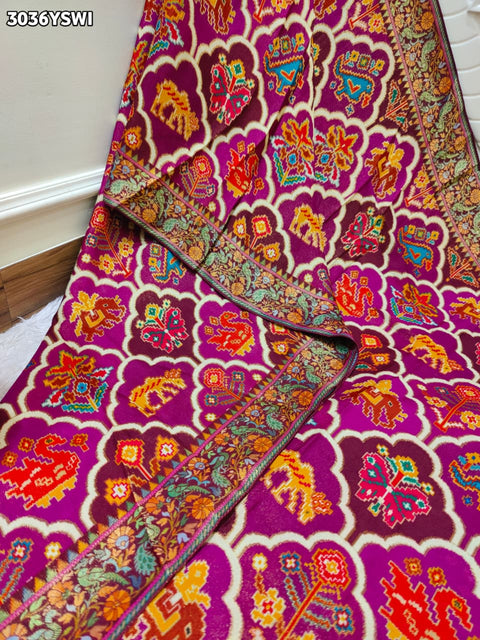 By Festive Saree With Meenakari Zari Work