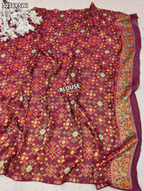 By Festive Saree With Meenakari Zari Work