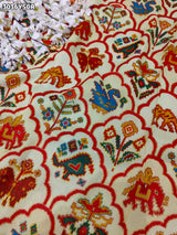 By Festive Saree With Meenakari Zari Work