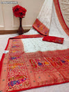 By NewLuxury Kalamkari Saree With Exquisite Cutdana Mirror Work