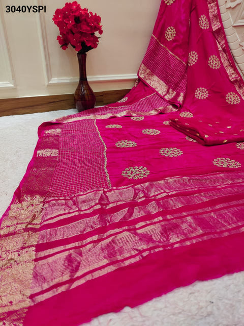 By Banarasi Style with Handcrafted Embroidery