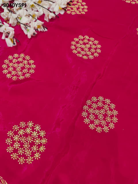 By Banarasi Style with Handcrafted Embroidery