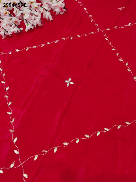 By Banarasi Saree With Cutdana Gotapatti Work