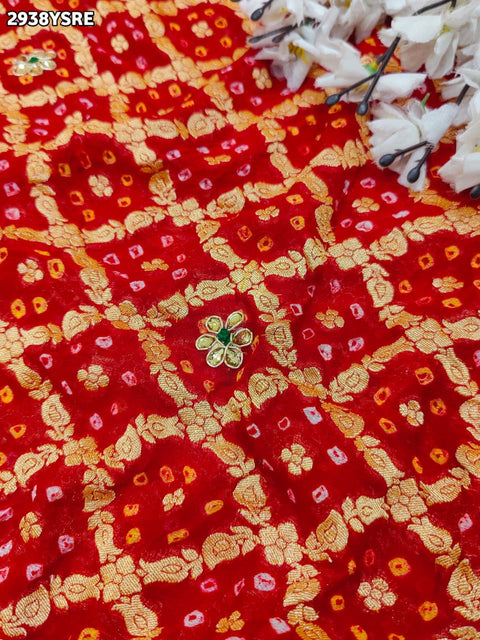 By Traditional Saree With Wedding Wear