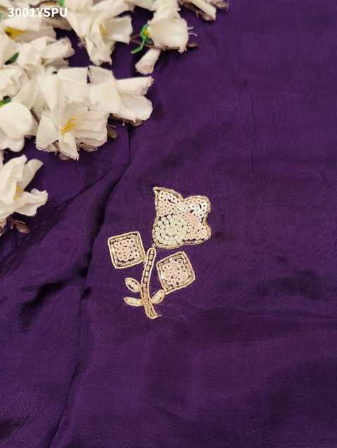 By Premium Munga Silk Saree Featuring Exquisite Pearl Dabka Embellishment