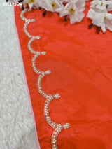 By Premium Munga Silk Saree Featuring Exquisite Pearl Dabka Embellishment