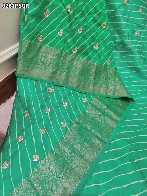 KcPc New Premium Leheriya Saree in Dola Silk with Hand Gota Patti  ANT