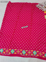 Buy New PrintedSaree with Mirror Highlights KcPc