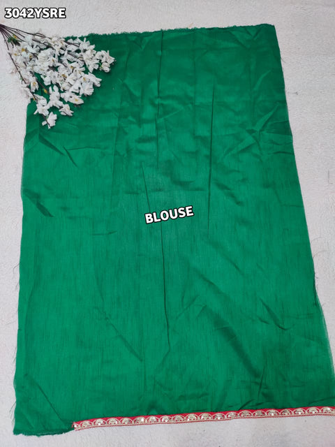 KcPc New Traditional Bandhani Style Georgette Saree Featuring Gota Patti Border Work  SHA