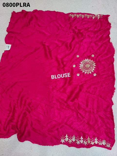 KcPc Pure Gajji Silk Lehenga & Dupptta With Gorgeous Gotapatti work BTU