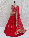 KcPc Pure Gajji Silk Lehenga & Dupptta With Gorgeous Gotapatti WorkBTU