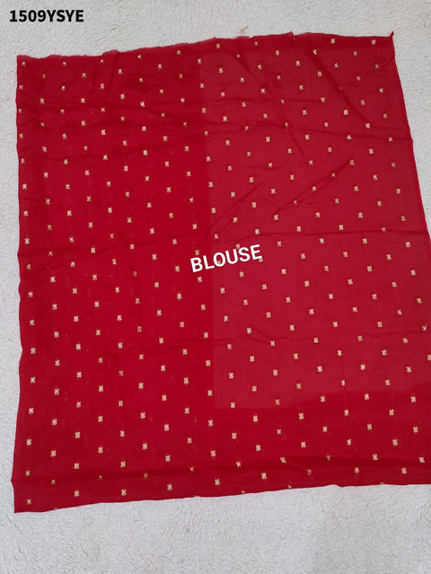  By Chinon Sequence Zari Thread Banarasi Border Saree for festivals in multi colour