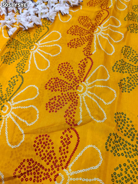 Pink and red saree with a flower pattern  and banarsi style