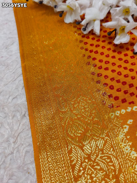 By Premium Munga Silk Saree with Kalamkari Design