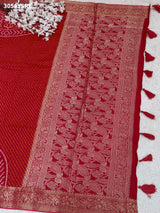 ByPremium Munga Silk Saree with Kalamkari Design