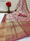 By Viscose Silk Printed Saree with Zari Border Party Wear Collection