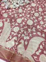 By Viscose Silk Printed Saree with Zari Border Party Wear Collection