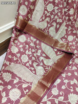 By Viscose Silk Printed Saree with Zari Border Party Wear Collection