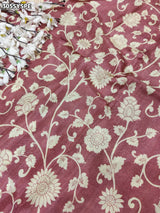 By Viscose Silk Printed Saree with Zari Border Party Wear Collection