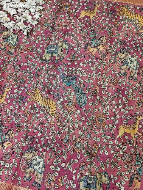 By Festive Pure Munga Silk Saree with Elegant Zari Border