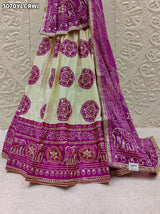 By New Bandhani Style Lehenga with Gotapatti Work Festive Wear Collection 