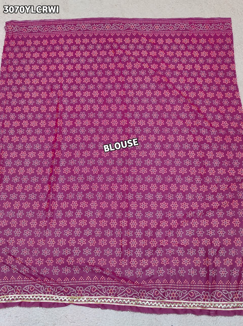 By New Bandhani Style Lehenga with Gotapatti Work Festive Wear Collection 