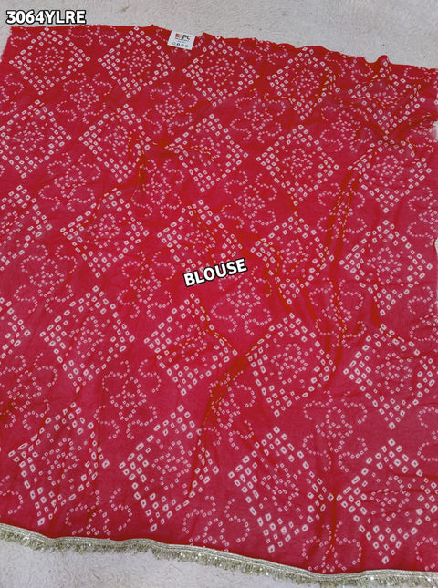 By Bandhani Style Lehanga With Wedding Wear