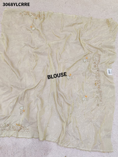 KcPc New Tissue Silk Jaipuri Lehenga with Gota Patti Hand Work  RTK