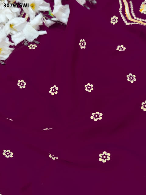 By Bandhani Saree with Elegant Gotapatti Work