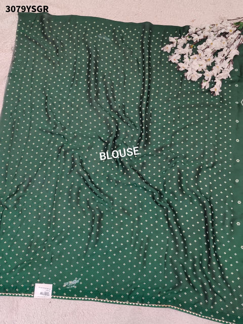 By Bandhani Saree with Elegant Gotapatti Work