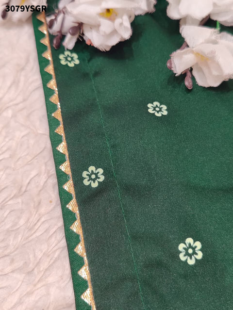 By Bandhani Saree with Elegant Gotapatti Work